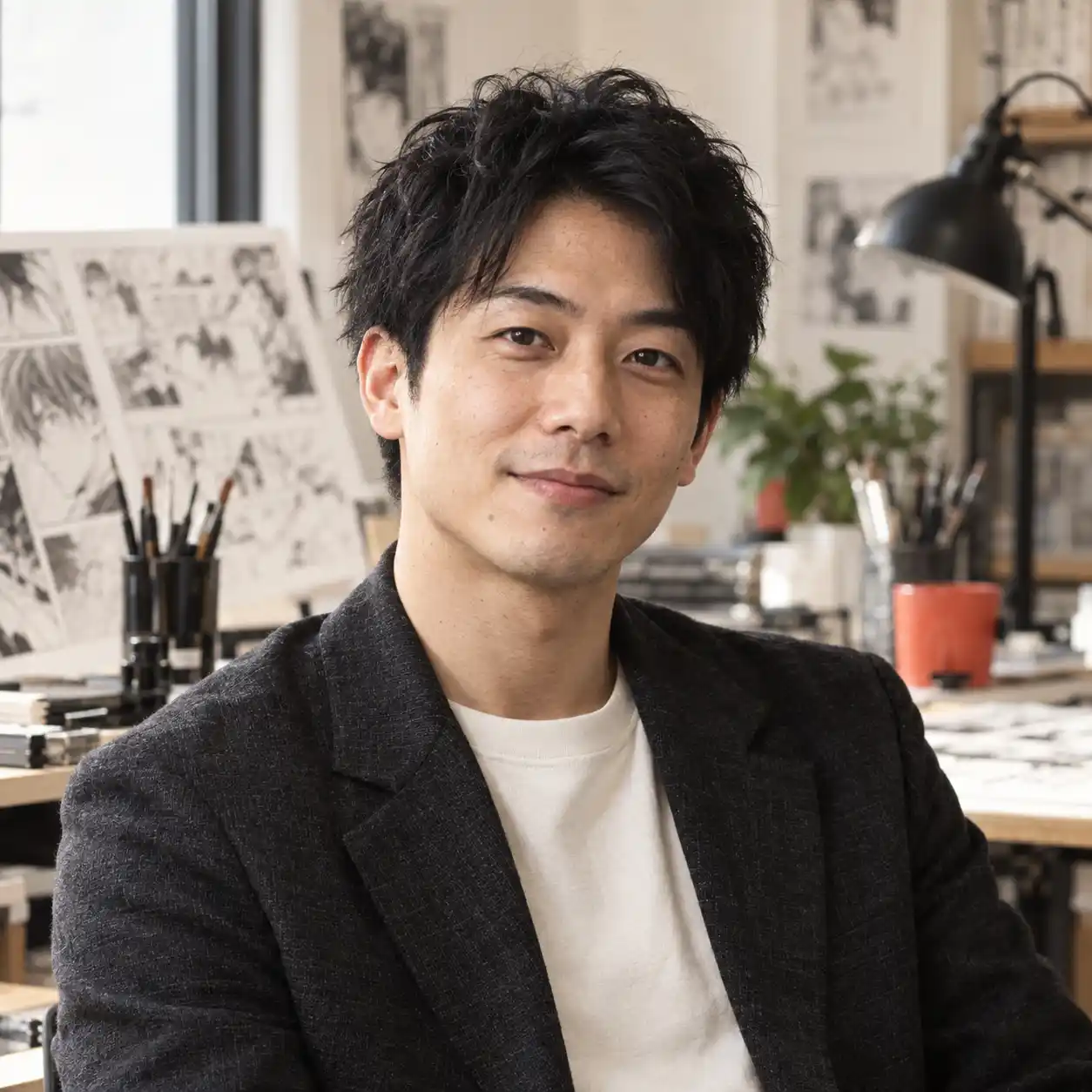 what is webtoon article author portrait for Ren Takahashi explaining digital comics translation workflows to global readers