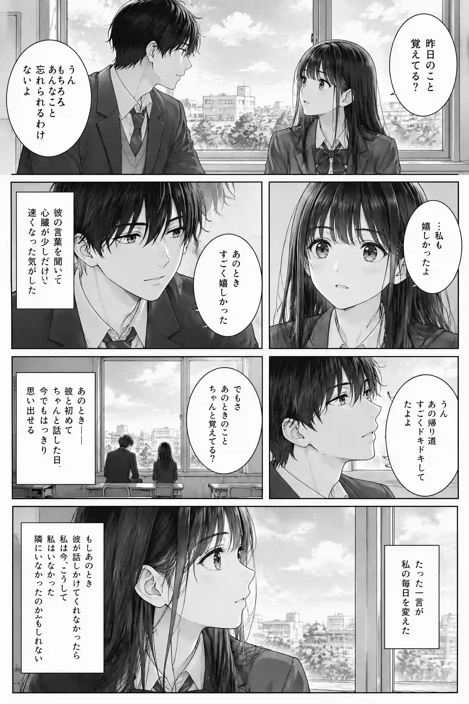 格字漫画翻译器处理前的复杂漫画页面，展示不规则气泡、叠加分镜、手写对白和需要精细排版的背景艺术。